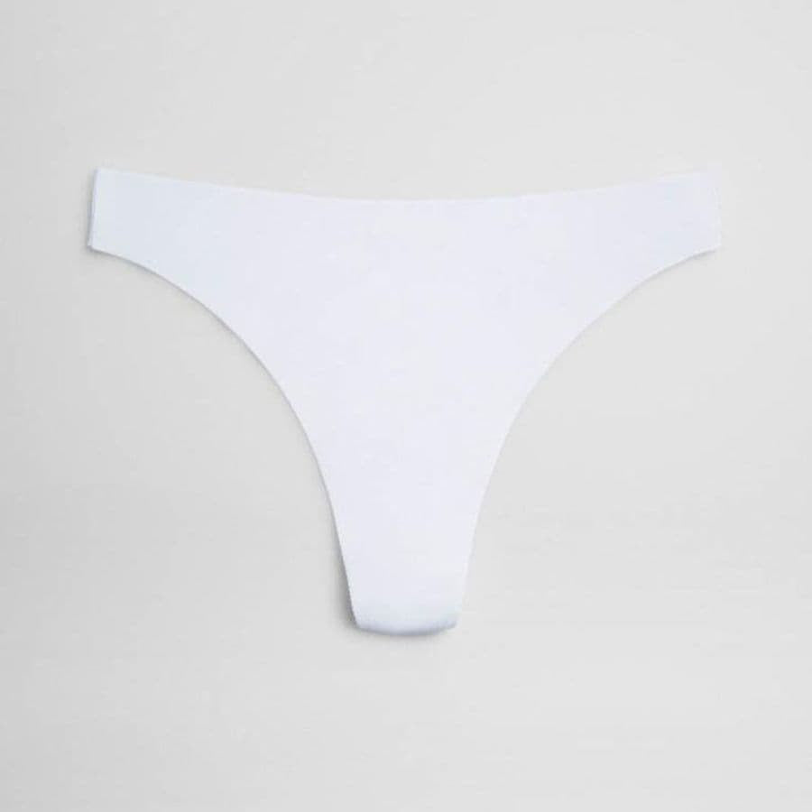tanga algodón cortado al láser, 100% invisible, ysabel mora.